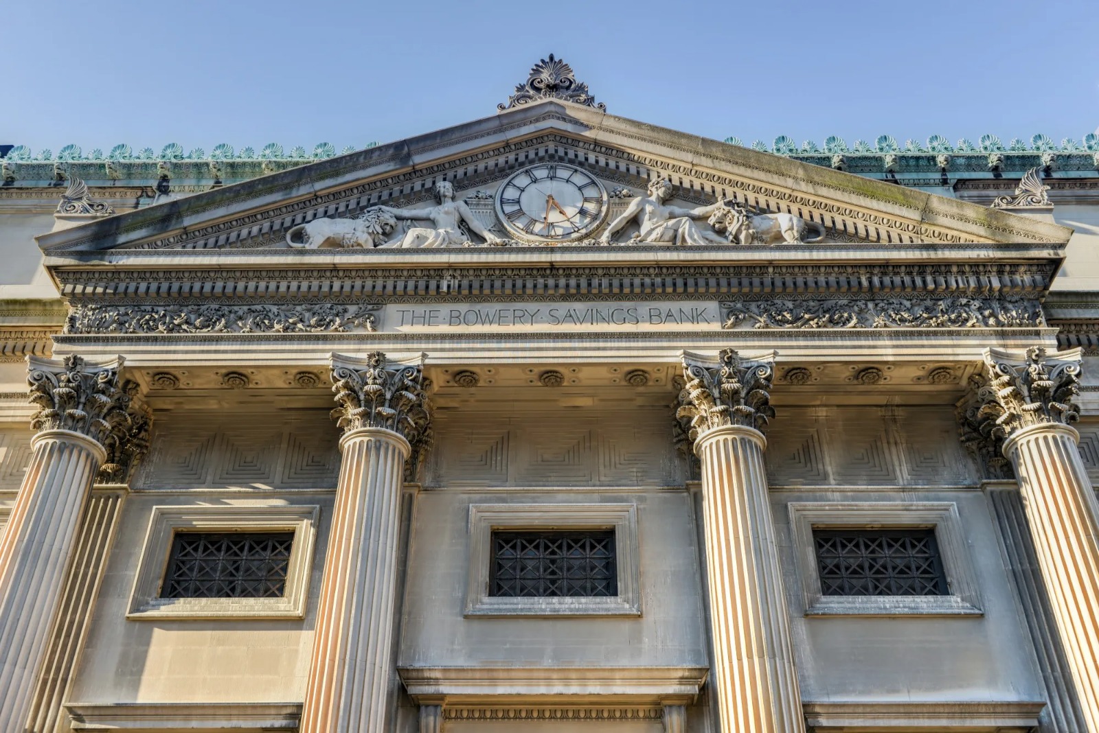 The former Bowery Savings Bank